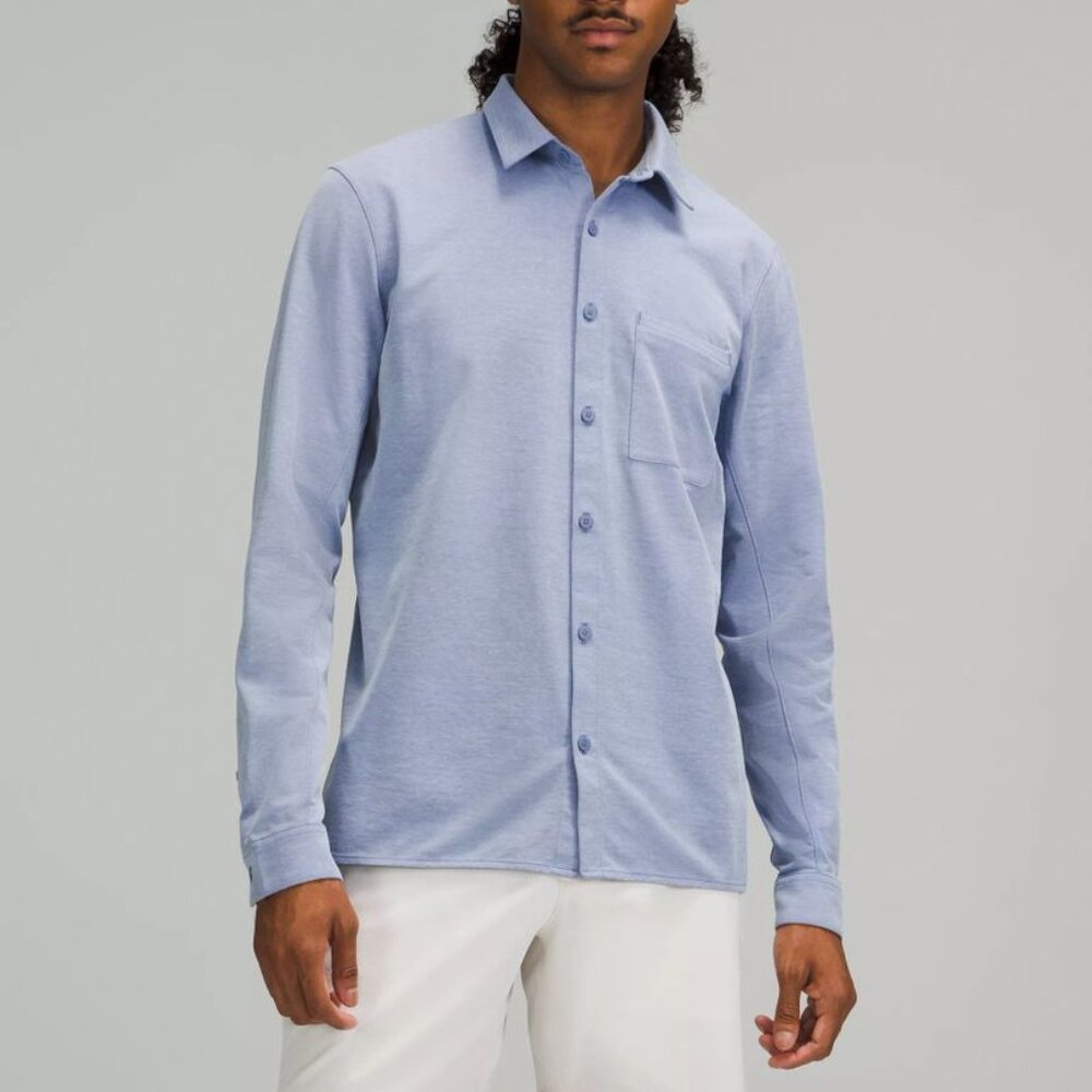 Lululemon Blue Casual Dress shirt